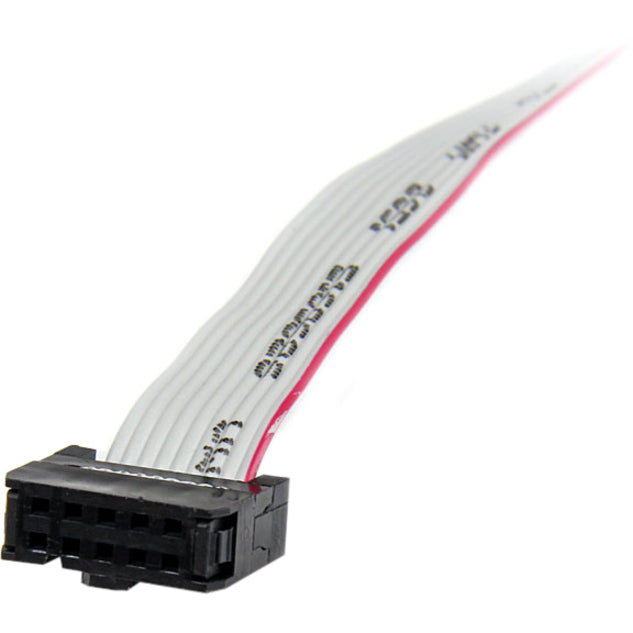 StarTech.com 1 Port 16in DB9 Serial Port Bracket to 10 Pin Header - Low Profile — PLATE9M16LP