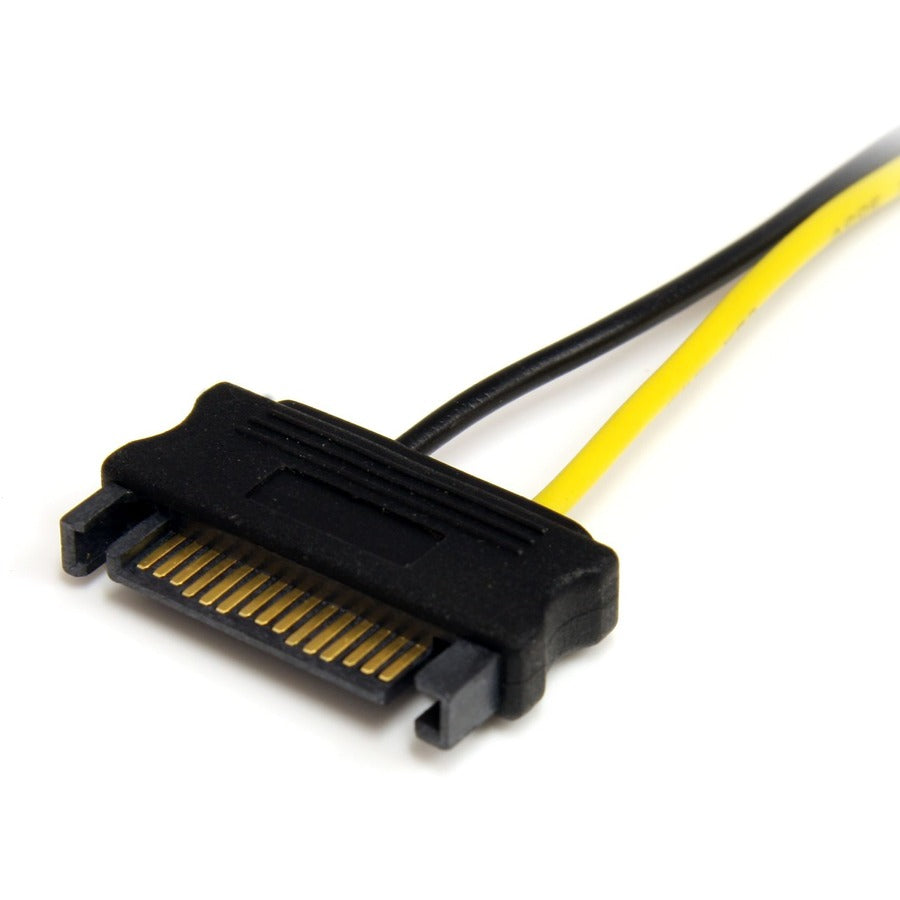 StarTech.com 6in SATA Power to 8 Pin PCI Express Video Card Power Cable Adapter — SATPCIEX8ADP