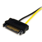 StarTech.com 6in SATA Power to 8 Pin PCI Express Video Card Power Cable Adapter — SATPCIEX8ADP