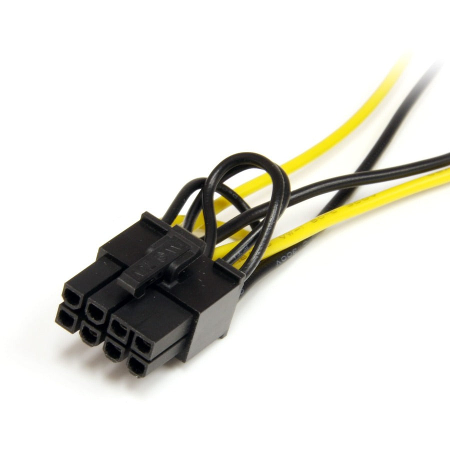 StarTech.com 6in SATA Power to 8 Pin PCI Express Video Card Power Cable Adapter — SATPCIEX8ADP