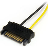 StarTech.com 6in SATA Power to 6 Pin PCI Express Video Card Power Cable Adapter — SATPCIEXADAP
