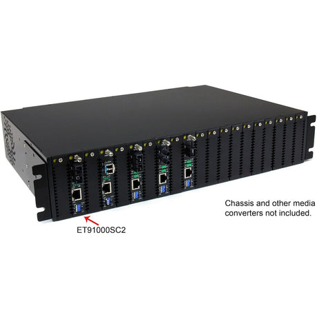 StarTech.com Gigabit Ethernet Multi Mode Fiber Media Converter SC 550m - 1000 Mbps — ET91000SC2