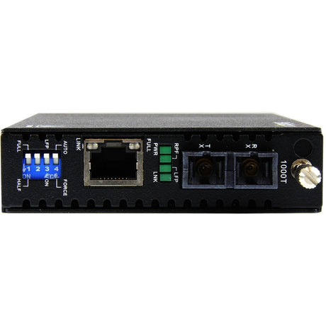 StarTech.com Gigabit Ethernet Multi Mode Fiber Media Converter SC 550m - 1000 Mbps — ET91000SC2