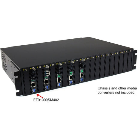 StarTech.com Gigabit Ethernet Single Mode Fiber Media Converter SC 40 km - 1000 Mbps — ET91000SM402