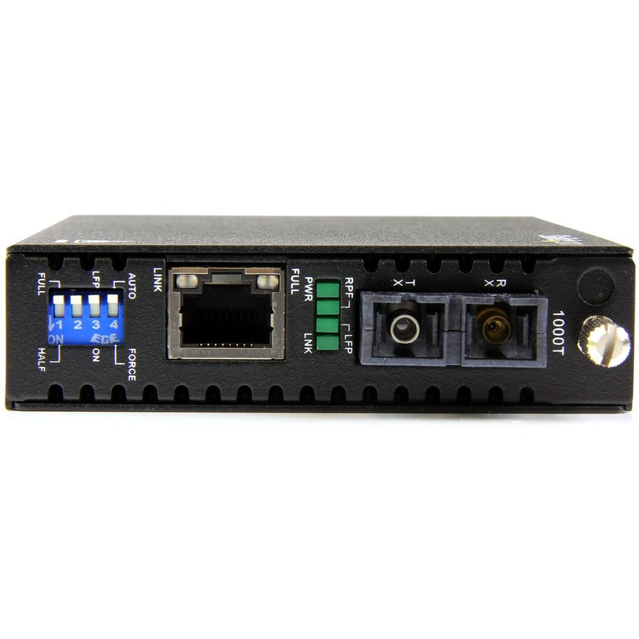 StarTech.com Gigabit Ethernet Single Mode Fiber Media Converter SC 40 km - 1000 Mbps — ET91000SM402