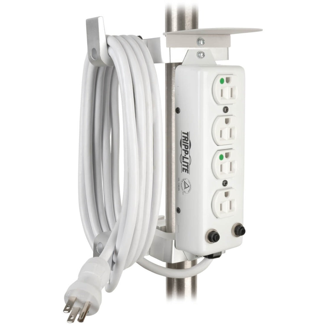 Tripp Lite by Eaton Medical Power Strip Mounting Clamp Drip Shield & Cord Management — PSCLAMP
