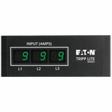 Tripp Lite by Eaton PDU 12.6kW 3-Phase Local Metered PDU 208V Outlets (36 C13 & 9 C19) Hubbell 50A CS8365C 6 ft. (1.83 m) Cord 0U Vertical TAA — PDU3MV6H50
