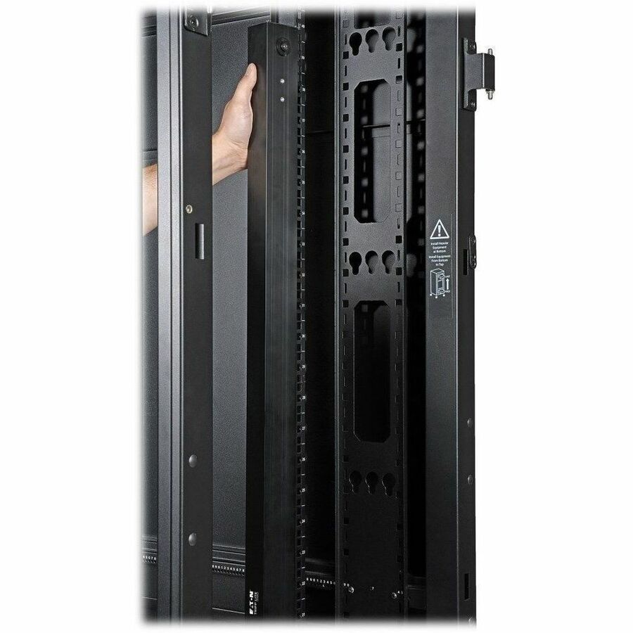 Tripp Lite by Eaton PDU 12.6kW 3-Phase Local Metered PDU 208V Outlets (36 C13 & 9 C19) Hubbell 50A CS8365C 6 ft. (1.83 m) Cord 0U Vertical TAA — PDU3MV6H50