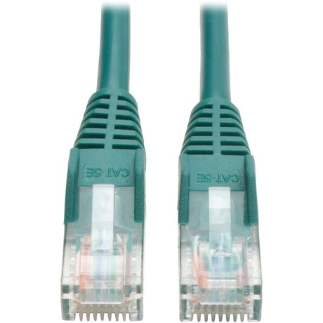 Eaton Tripp Lite Series Cat5e 350 MHz Snagless Molded (UTP) Ethernet Cable (RJ45 M/M), PoE - Green, 3 ft. (0.91 m) — N001-003-GN