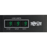 Tripp Lite by Eaton 5.7kW 3-Phase Local Metered PDU, 208/120V Outlets (36 C13, 6 C19, 6 5-15/20R), L21-20P, 6 ft. (1.83 m) Cord, 0U Vertical, TAA — PDU3MV6L2120