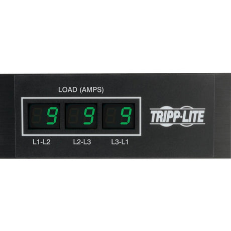 Tripp Lite by Eaton 5.7kW 3-Phase Local Metered PDU, 208/120V Outlets (36 C13, 6 C19, 6 5-15/20R), L21-20P, 6 ft. (1.83 m) Cord, 0U Vertical, TAA — PDU3MV6L2120