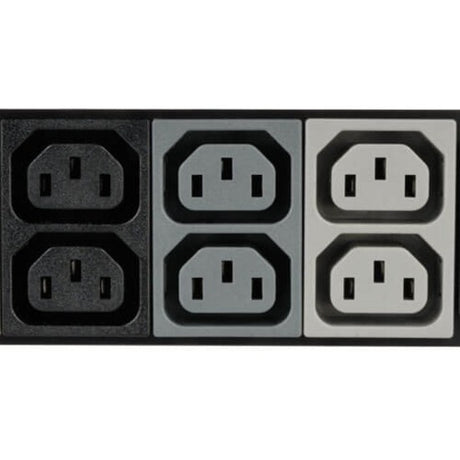 Tripp Lite by Eaton 5.7kW 3-Phase Local Metered PDU, 208/120V Outlets (36 C13, 6 C19, 6 5-15/20R), L21-20P, 6 ft. (1.83 m) Cord, 0U Vertical, TAA — PDU3MV6L2120