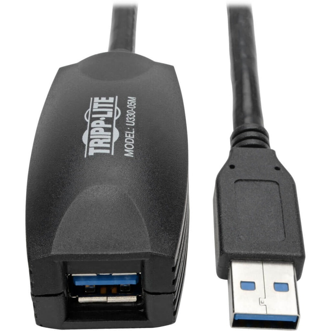 Eaton Tripp Lite Series USB 3.0 SuperSpeed Active Extension Repeater Cable (A M/F), 5M (16.4 ft.) — U330-05M