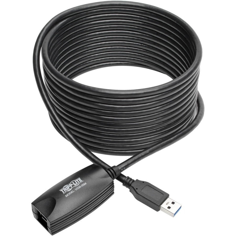 Eaton Tripp Lite Series USB 3.0 SuperSpeed Active Extension Repeater Cable (A M/F), 5M (16.4 ft.) — U330-05M