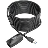 Eaton Tripp Lite Series USB 3.0 SuperSpeed Active Extension Repeater Cable (A M/F), 5M (16.4 ft.) — U330-05M