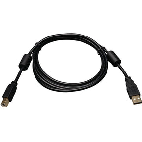 Eaton Tripp Lite Series USB 2.0 A to B Cable with Ferrite Chokes (M/M), 3 ft. (0.91 m) — U023-003