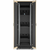 APC by Schneider Electric NetShelter Soundproof, 38U, Server Rack Enclosure, 120V, Maple — AR4038LA