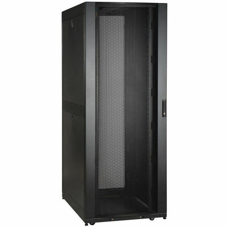 Tripp Lite by Eaton 42U SmartRack Wide Standard-Depth Rack Enclosure Cabinet with Two Pre-Installed SRCABLEVRT3, with sides & doors — SR42UBWDVRT