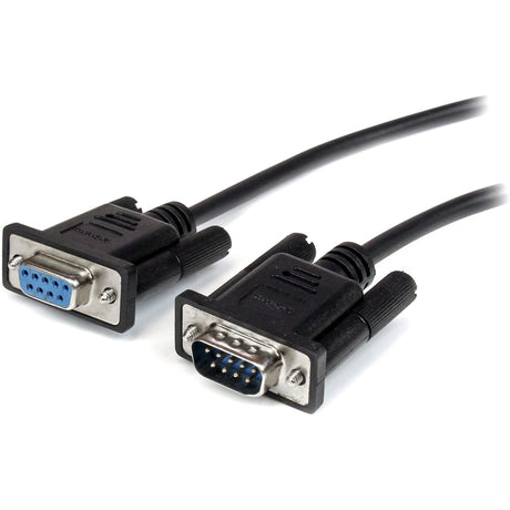 StarTech.com 2m Black Straight Through DB9 RS232 Serial Cable - M/F — MXT1002MBK