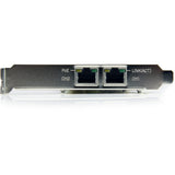 StarTech.com Dual Port PCI Express Gigabit Ethernet PCIe Network Card Adapter - PoE/PSE — ST2000PEXPSE