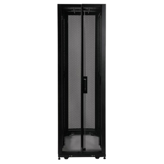 Tripp Lite by Eaton 42U SmartRack Mid-Depth Rack Enclosure Cabinet with doors & side panels — SR42UBMD