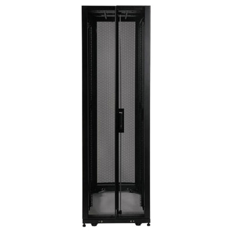 Tripp Lite by Eaton 42U SmartRack Mid-Depth Rack Enclosure Cabinet with doors & side panels — SR42UBMD