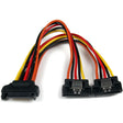StarTech.com 6in Latching SATA Power Y Splitter Cable Adapter - M/F — PYO2LSATA