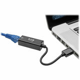 Eaton Tripp Lite Series USB 3.0 to Gigabit Ethernet NIC Network Adapter - 10/100/1000 Mbps, Black — U336-000-R