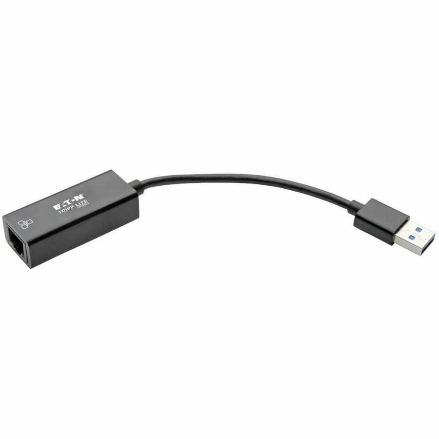 Eaton Tripp Lite Series USB 3.0 to Gigabit Ethernet NIC Network Adapter - 10/100/1000 Mbps, Black — U336-000-R