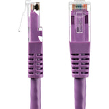 StarTech.com 20ft CAT6 Ethernet Cable - Purple Molded Gigabit - 100W PoE UTP 650MHz - Category 6 Patch Cord UL Certified Wiring/TIA — C6PATCH20PL