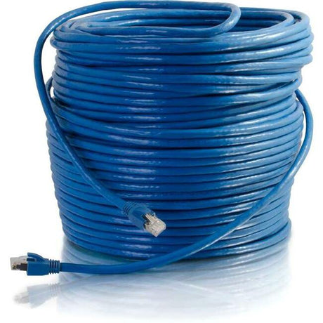 C2G 250ft Cat6 Ethernet Cable - Solid Shielded (STP) - Blue — 43123