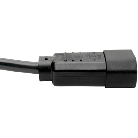 Eaton Tripp Lite Series PDU Power Cord, C13 to C14 - 10A, 250V, 18 AWG, 2 ft. (0.61 m), Black — P004-002