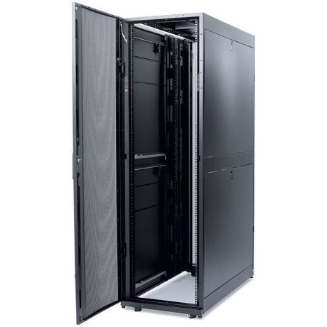 APC by Schneider Electric Rack NetShelter SX 42U 600mm Wide x 1200mm Deep Enclosure with Sides Black — AR3300