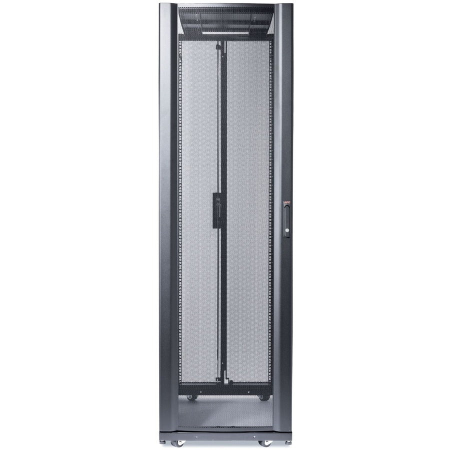APC by Schneider Electric Rack NetShelter SX 42U 600mm Wide x 1200mm Deep Enclosure with Sides Black — AR3300