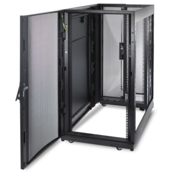 APC by Schneider Electric NetShelter SX, Server Rack Enclosure, 24U, Black, 1198.5H x 600W x 1070D mm — AR3104