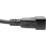 Eaton Tripp Lite Series Power Extension Cord, C19 to C20 - Heavy-Duty, 20A, 250V, 12 AWG, 10 ft. (3.05 m), Black — P036-010