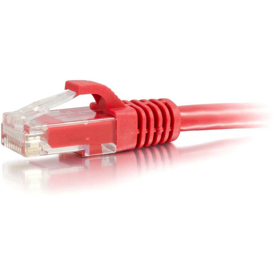 C2G 6ft Cat6 Ethernet Cable - Snagless Unshielded (UTP) - Red — 04000