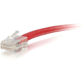 C2G 3ft Cat6 Non-Booted Unshielded (UTP) Ethernet Cable - Cat6 Network Patch Cable - PoE - Red — 04150