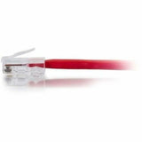 C2G 3ft Cat6 Non-Booted Unshielded (UTP) Ethernet Cable - Cat6 Network Patch Cable - PoE - Red — 04150