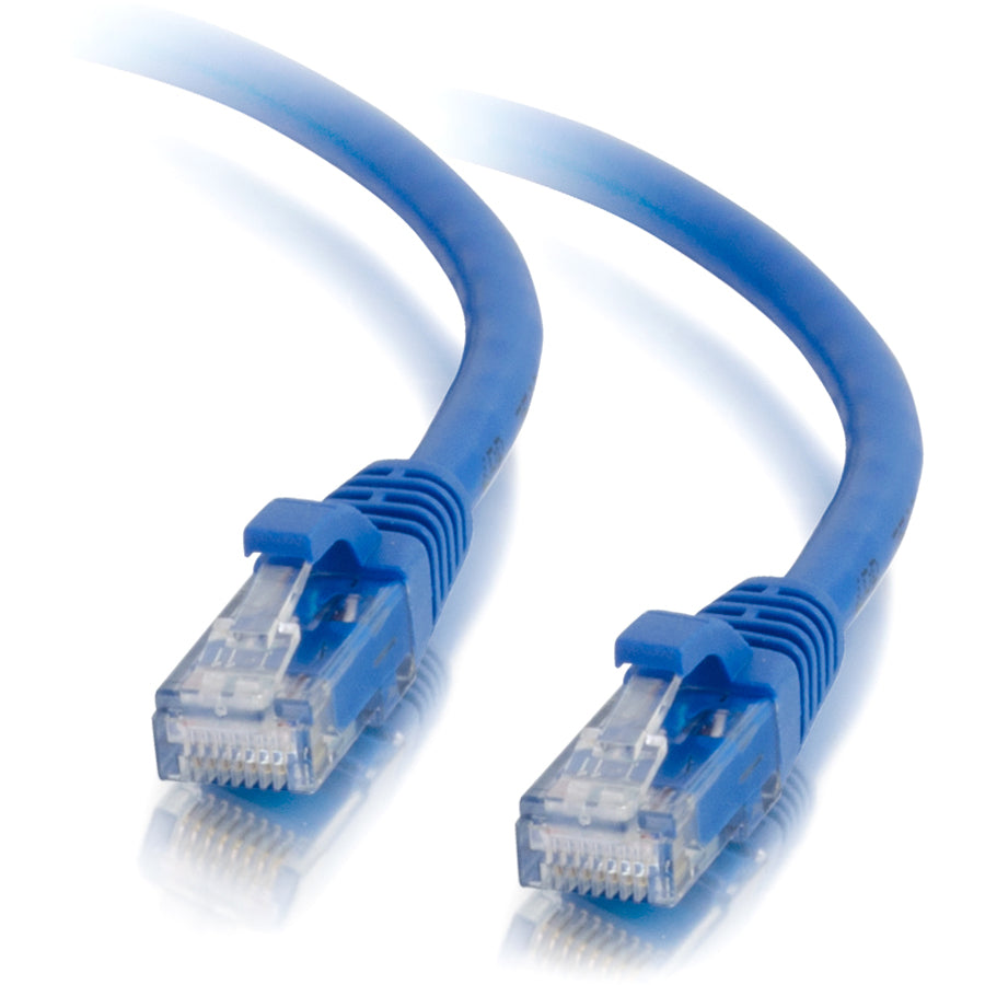 C2G 20ft Cat5e Ethernet Cable - Snagless Unshielded (UTP) - Blue — 00398