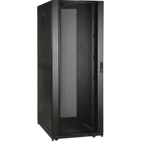 Tripp Lite by Eaton 48U SmartRack Wide Standard-Depth Rack Enclosure Cabinet with doors, side panels & shock pallet packaging — SR48UBWDSP1