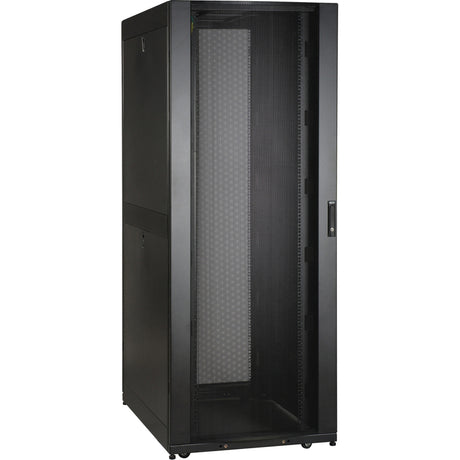 Tripp Lite by Eaton 48U SmartRack Wide Standard-Depth Rack Enclosure Cabinet with doors, side panels & shock pallet packaging — SR48UBWDSP1