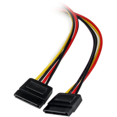 StarTech.com 12in LP4 to 2x SATA Power Y Cable Adapter — PYO2LP4SATA