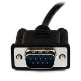 StarTech.com 1m Black DB9 RS232 Serial Null Modem Cable F/M — SCNM9FM1MBK