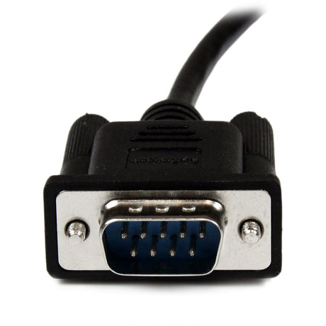 StarTech.com 1m Black DB9 RS232 Serial Null Modem Cable F/M — SCNM9FM1MBK