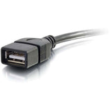 C2G 6in USB Extension Cable - USB 2.0 to USB - M/F — 52119