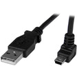 StarTech.com 1m Mini USB Cable - A to Up Angle Mini B — USBAMB1MU