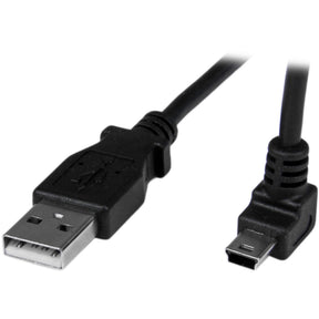 StarTech.com 1m Mini USB Cable - A to Up Angle Mini B — USBAMB1MU