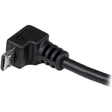 StarTech.com 2m Micro USB Cable - A to Down Angle Micro B — USBAUB2MD
