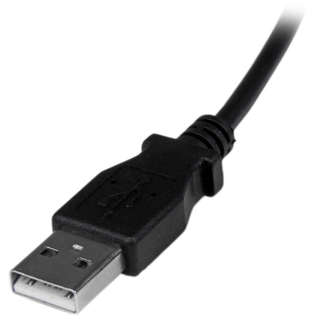 StarTech.com 2m Micro USB Cable - A to Down Angle Micro B — USBAUB2MD
